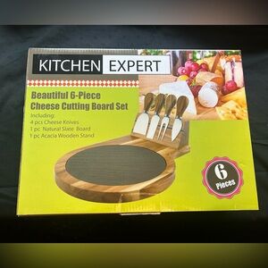 Kitchen Expert 6-Piece Cheese Cutting Board Set
